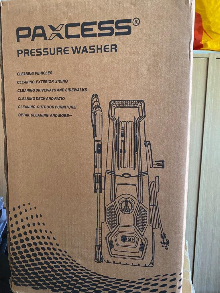 Paxcess Pressure Washer 130 Bar Powerful Electric Adjustable Pressure Power Jet Washer