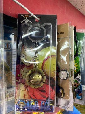 One Piece Luffy Hat Keyring