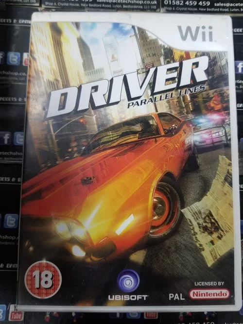 Driver Parallel Lines Nintendo Wii Game — ACE TECH