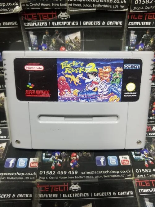 Pocky & Rocky Sur SUPER NES – Version USA – Très Bon état