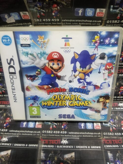 Mario And Sonic At The Olympic Winter Games Nintendo DS Box Video