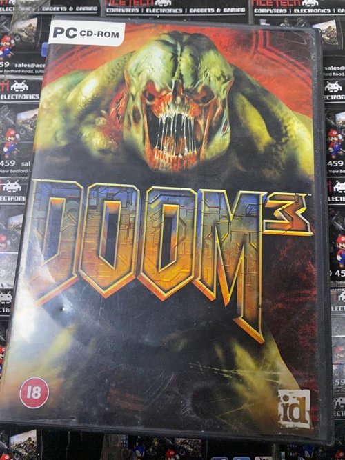 Jeu PC Doom 3 - Version Complète Boîte Et Notice - Très Bon état