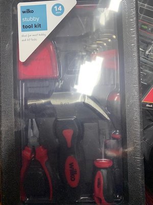 Wilko 14 Piece Stubby Tool Kit