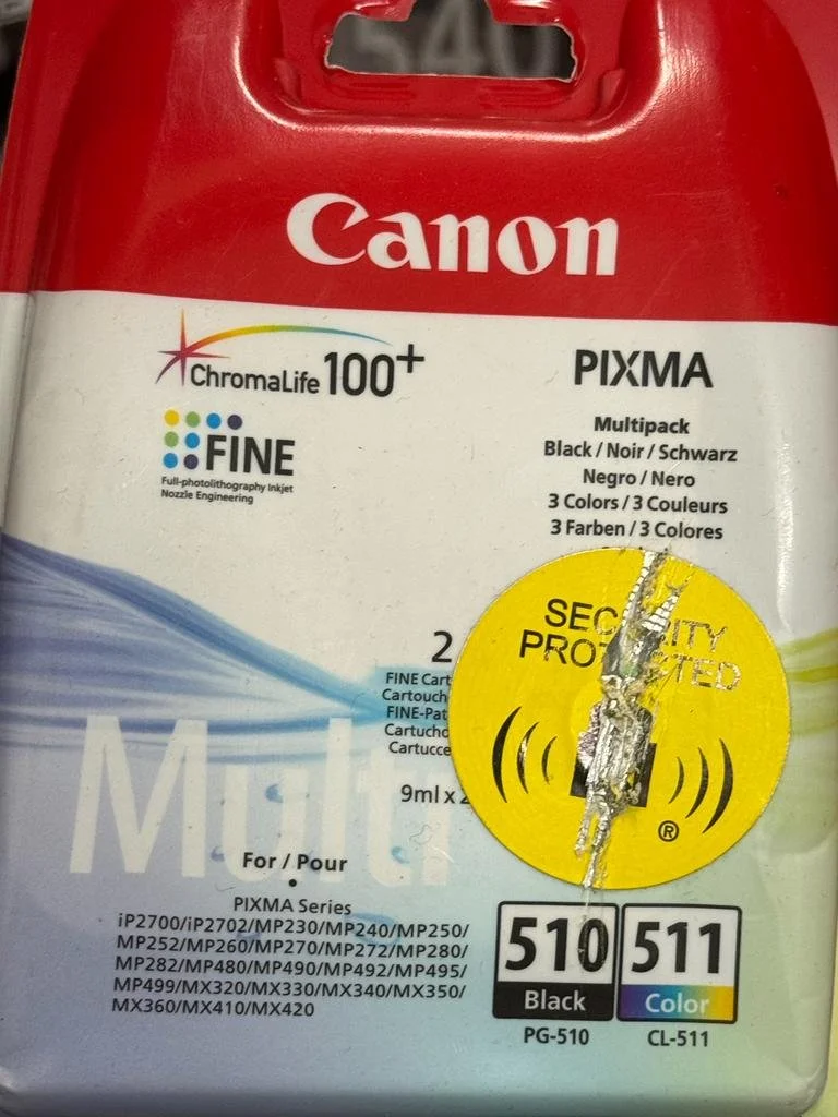Canon Pixma 510 PG-510 Black 511 CL-511 Color Cartridge Genuine Pack | £34.99