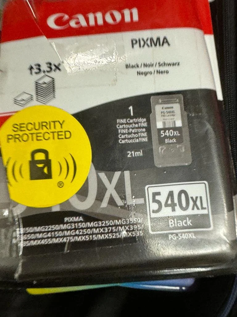 Canon Pixma 540XL BK PG-540XL Black Cartridge Genuine Pack | £24.99