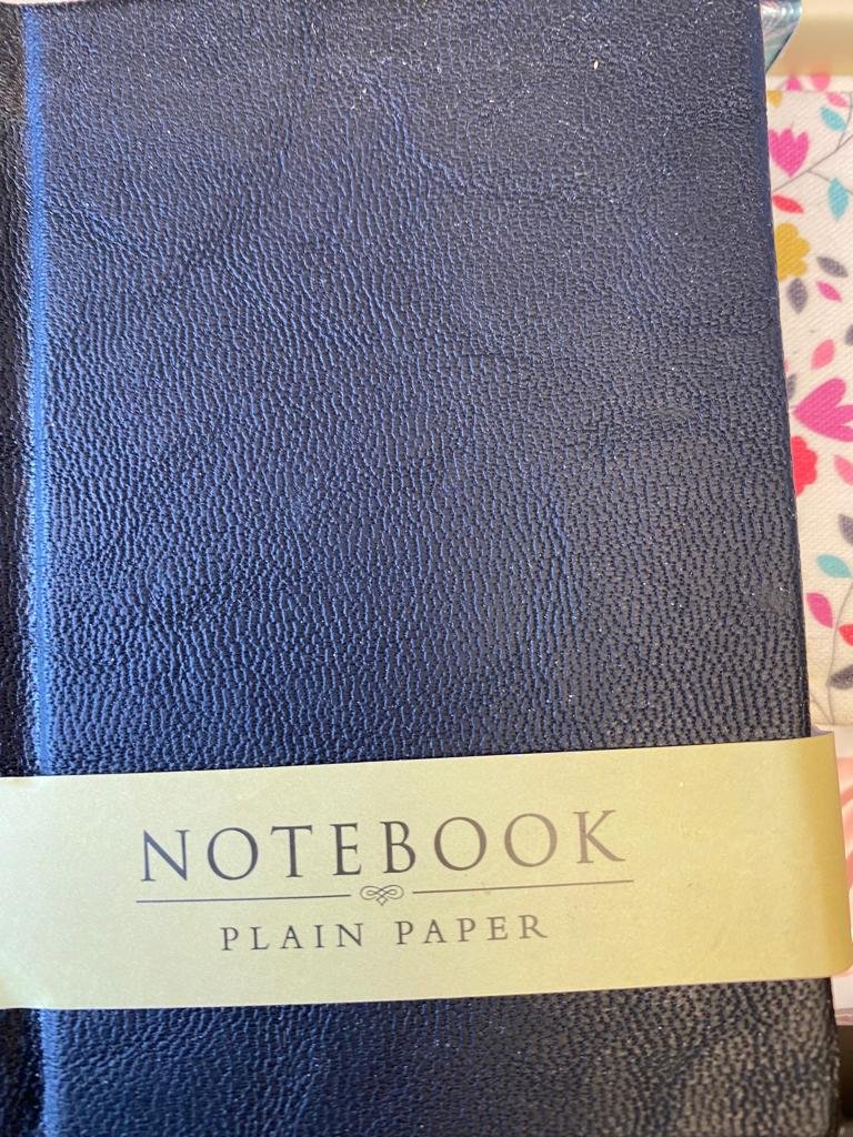 Notebook Plain Paper Mini Blue | £1.99