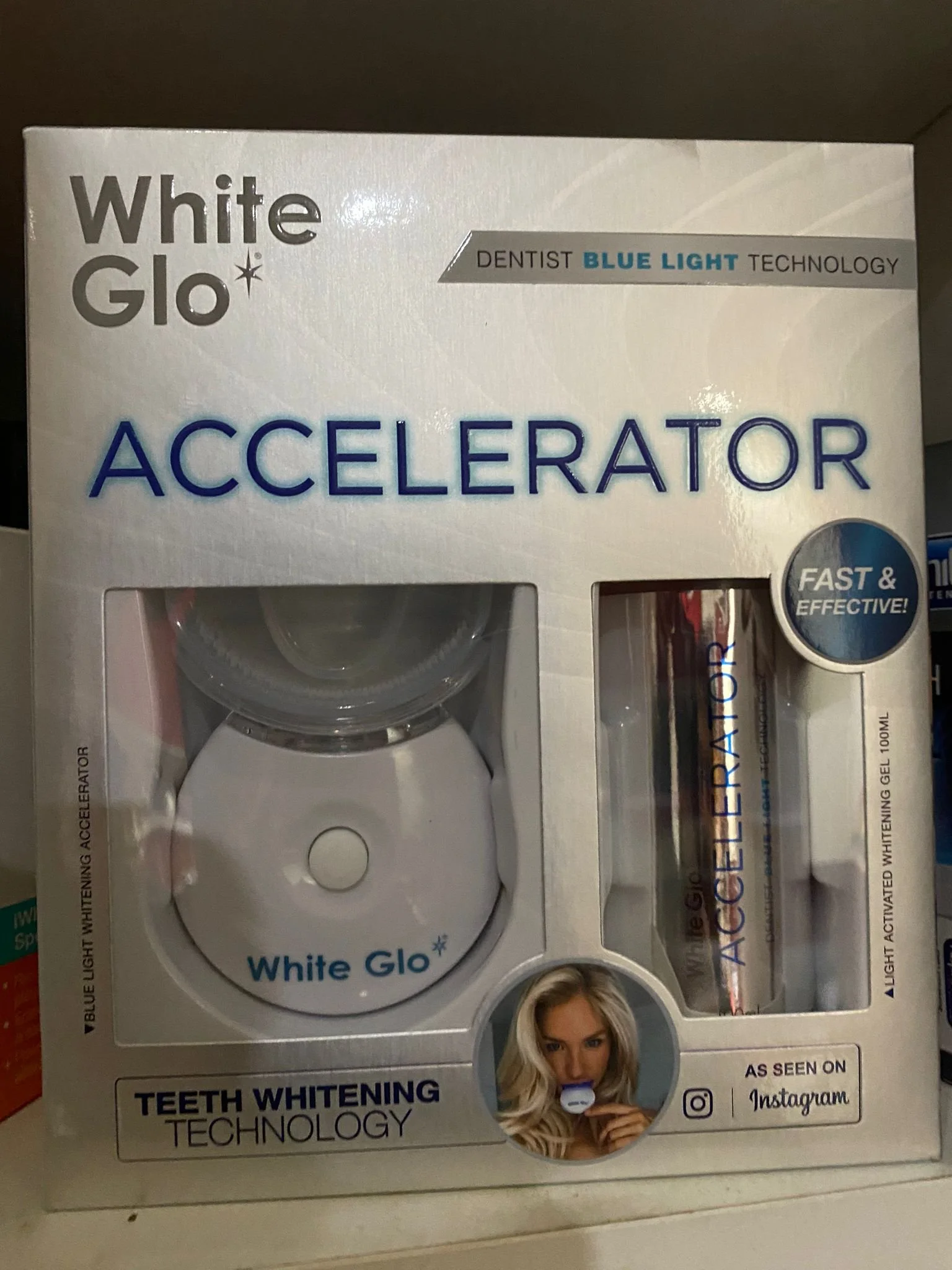 White Glo Accelerator Blue Light Teeth Whitening Kit | CONDITION - NEW | £9.99