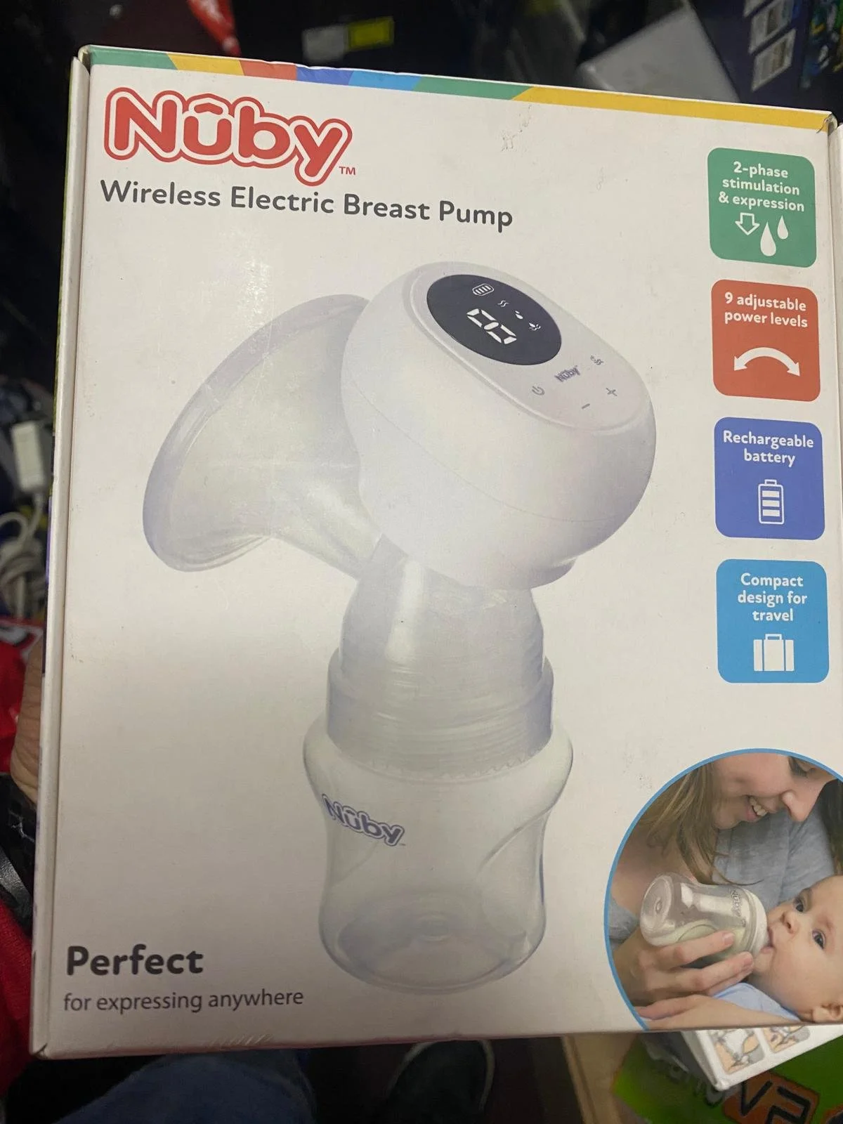 Nuby Perfect Compact Wireless Electric Breast Pump | CONDITION - NEW | £24.99