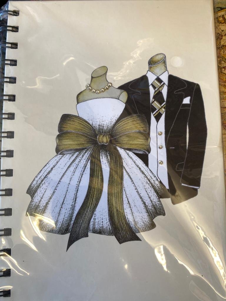 Wedding Planner Bride And Groom A5 Ring Notebook | £4.99