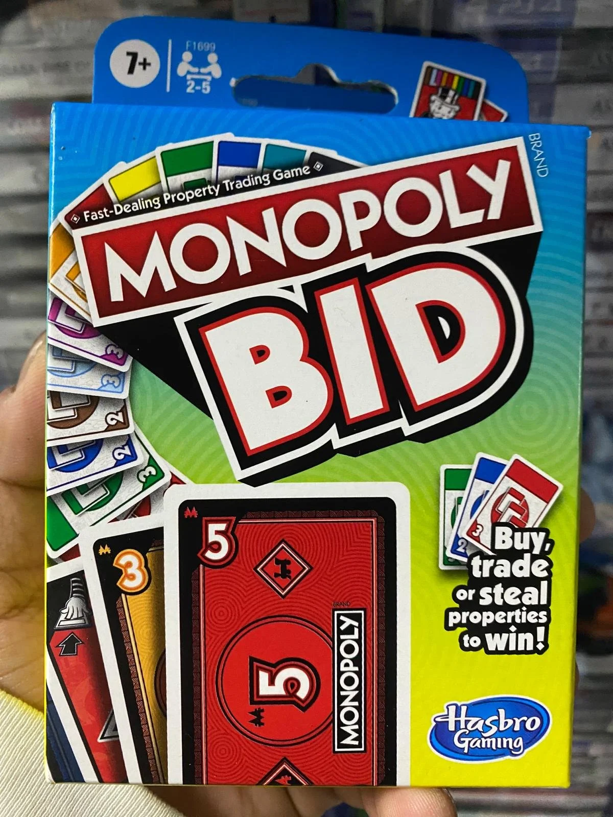 Monopoly Bid Family Property Trading Card Game | £3.99