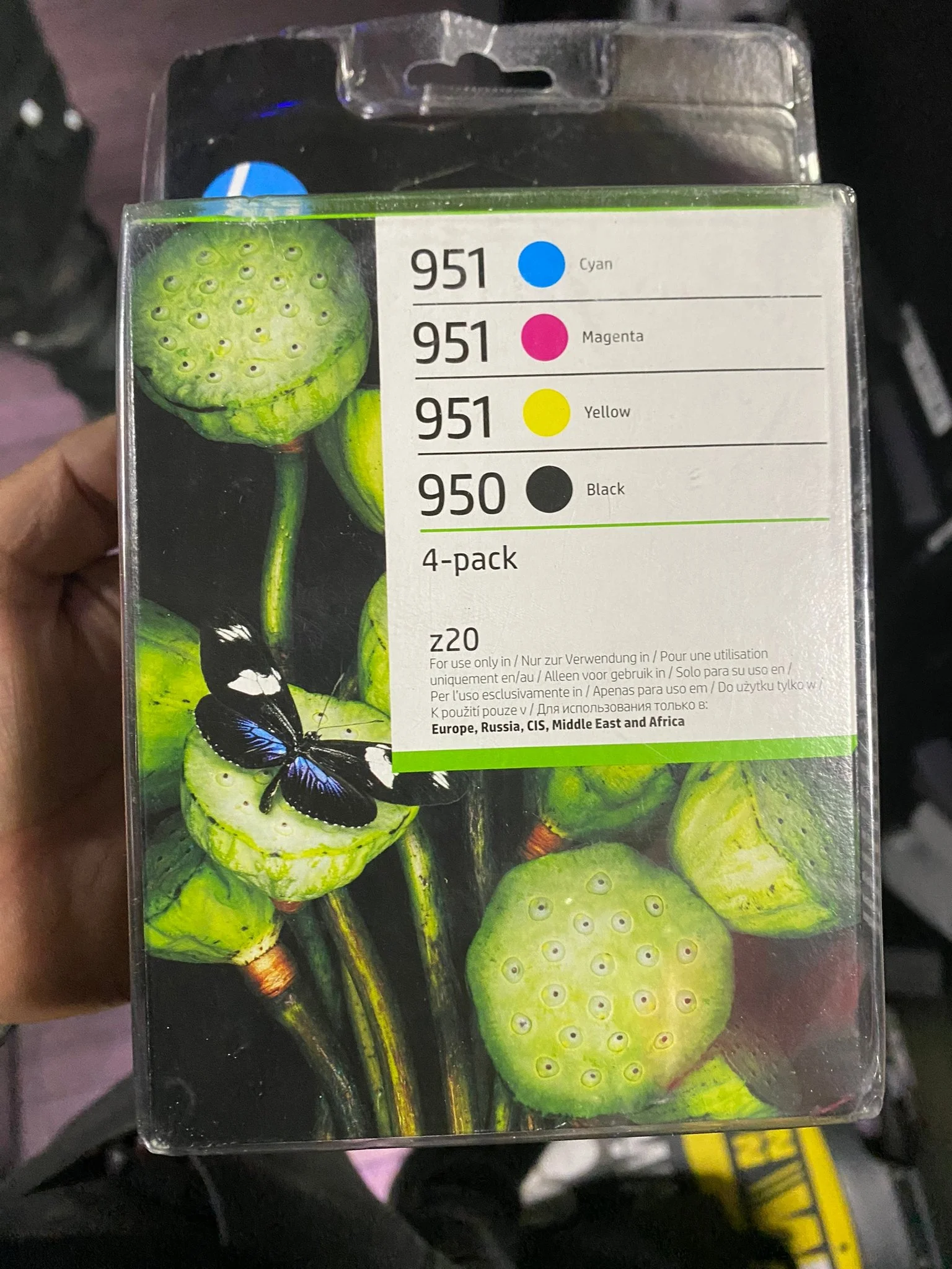 HP 951 950 Z20 Cyan Magenta Yellow Black 4 Pack Genuine Multi Ink Green Pack | CONDITION - NEW | £89.99