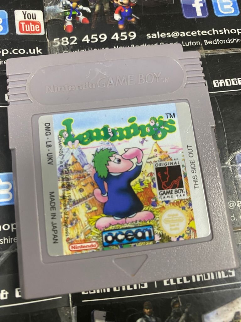 Gameboy Lemmings GB Japan