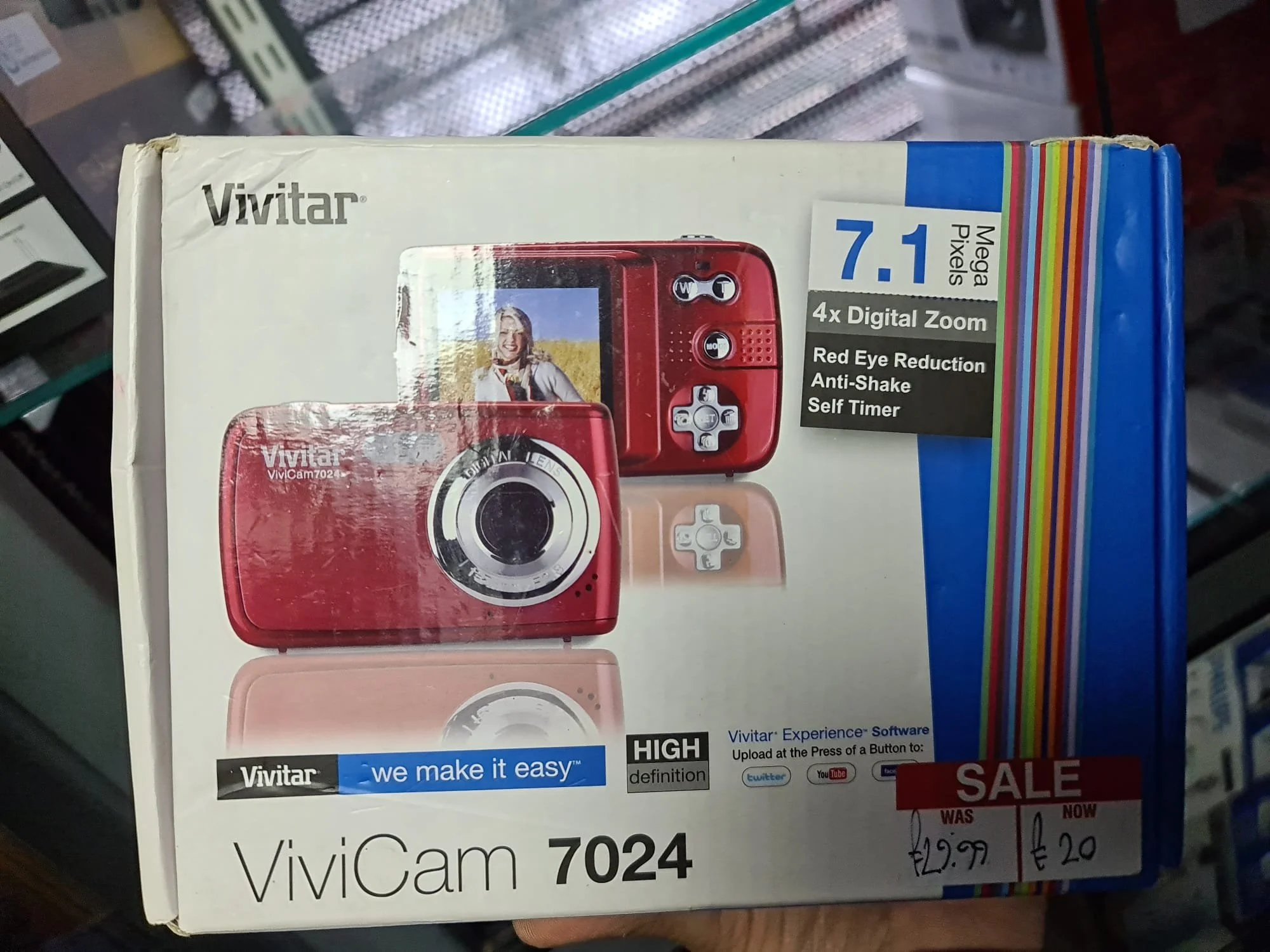 Vivitar ViviCam 7024 7.1MP Digital Camera | CONDITION - USED | £19.99