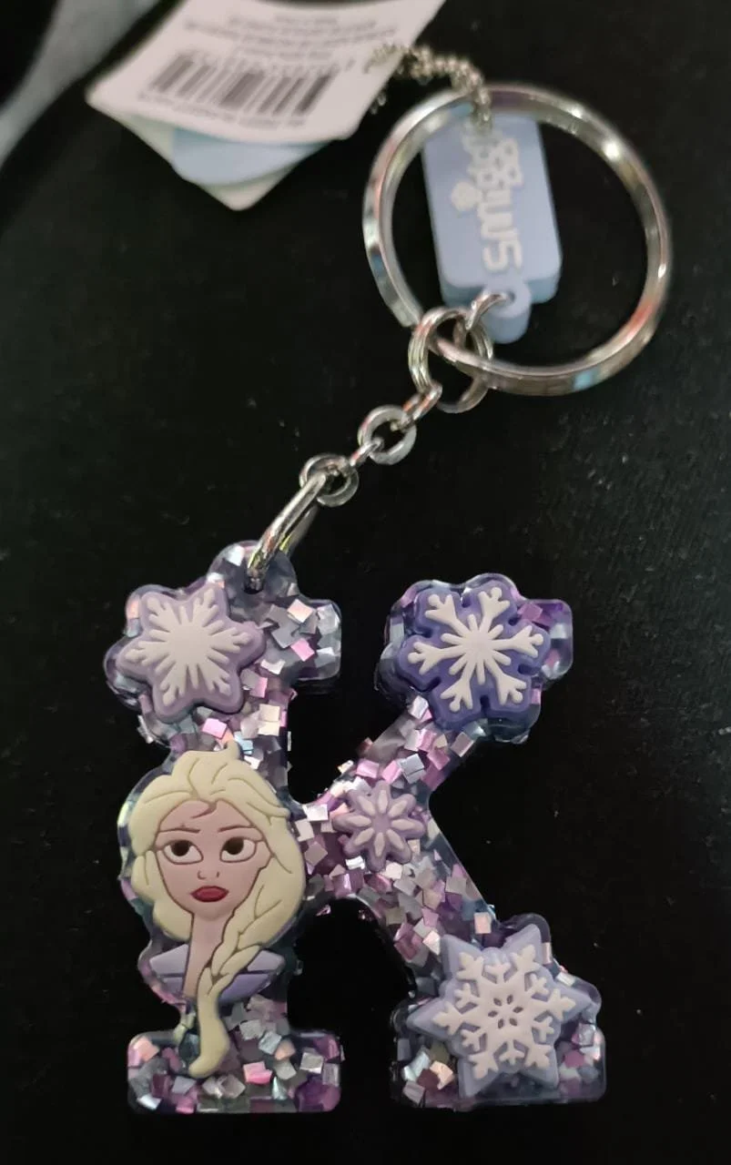 Disney Frozen Smiggle Letter K Keyring | CONDITION - NEW | £4.99