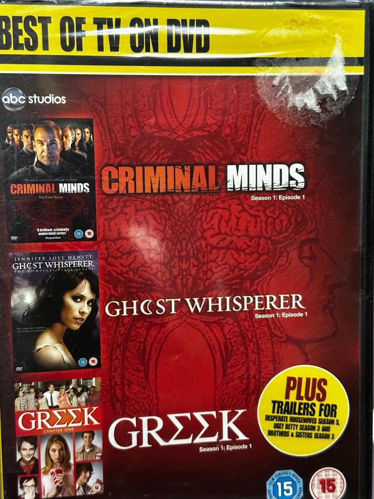 Best Of TV On DVD Criminal Minds Ghest Whisperer Greek | £