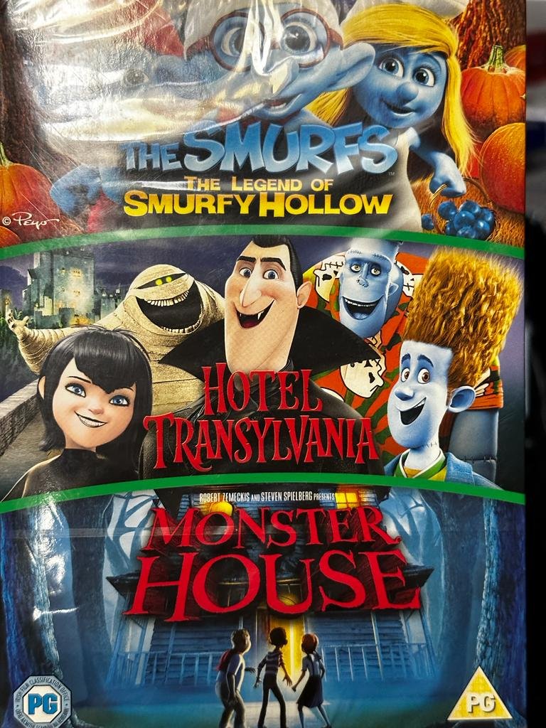 The Smurfs & Hotel Transylvania & Monster House | £1.99