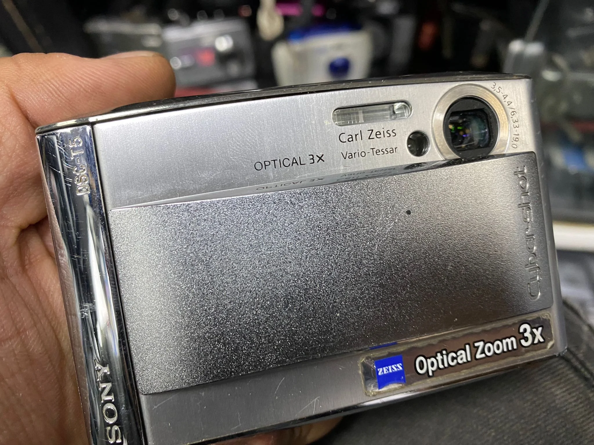 Sony Cyber-Shot DSC-T5 5.1MP Digital Camera Silver | CONDITION - USED | £29.99