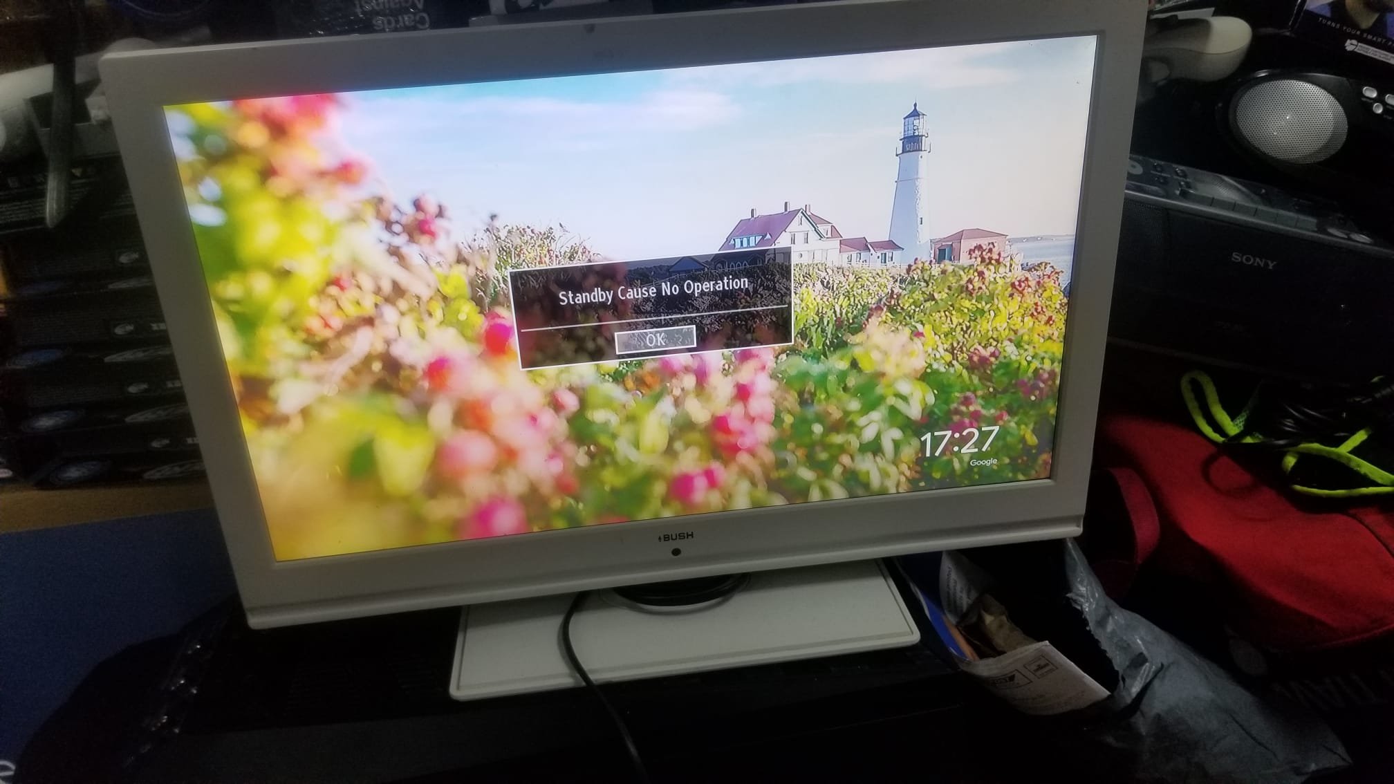 Bush LED22982DVDFH DW 22 Inch White USB HDMI Scart VGA Built In DVD Player TV | CONDITION - USED | £49.99