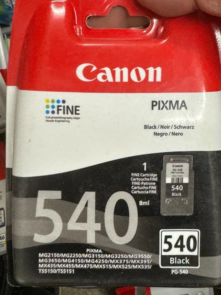 Canon Pixma Fine 540 Black Cartridge Pack Genuine | £17.99