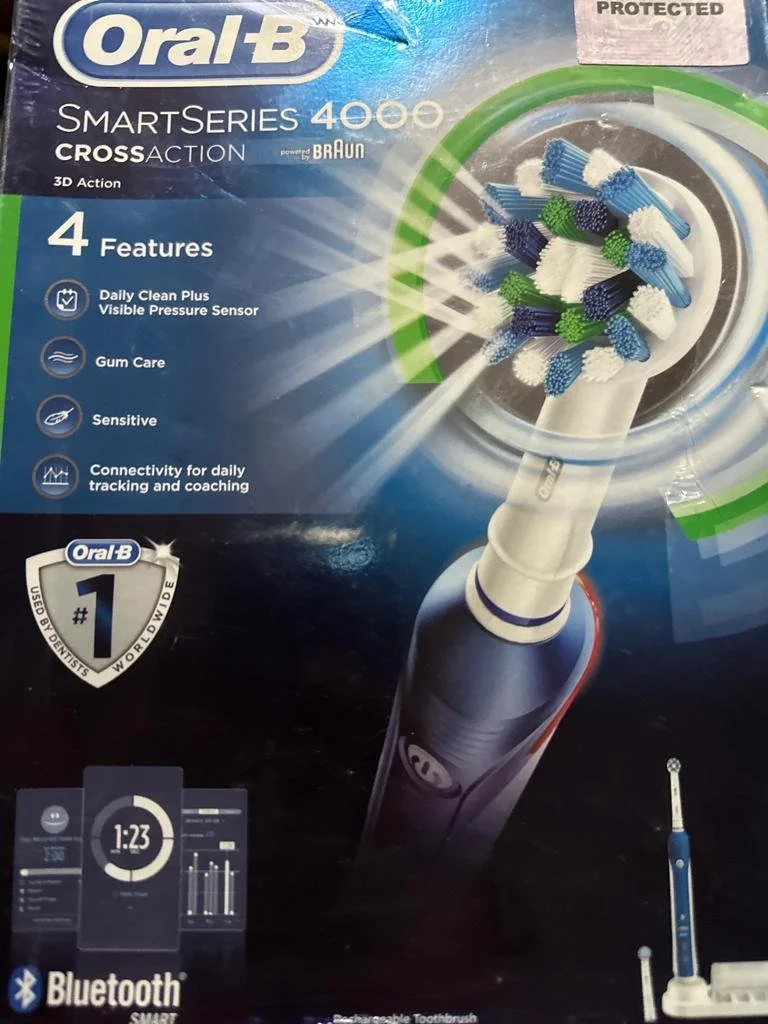 Oral-B SmartSeries 4000 Cross Action Electric Toothbrush Bluetooth | CONDITION - NEW | £49.99
