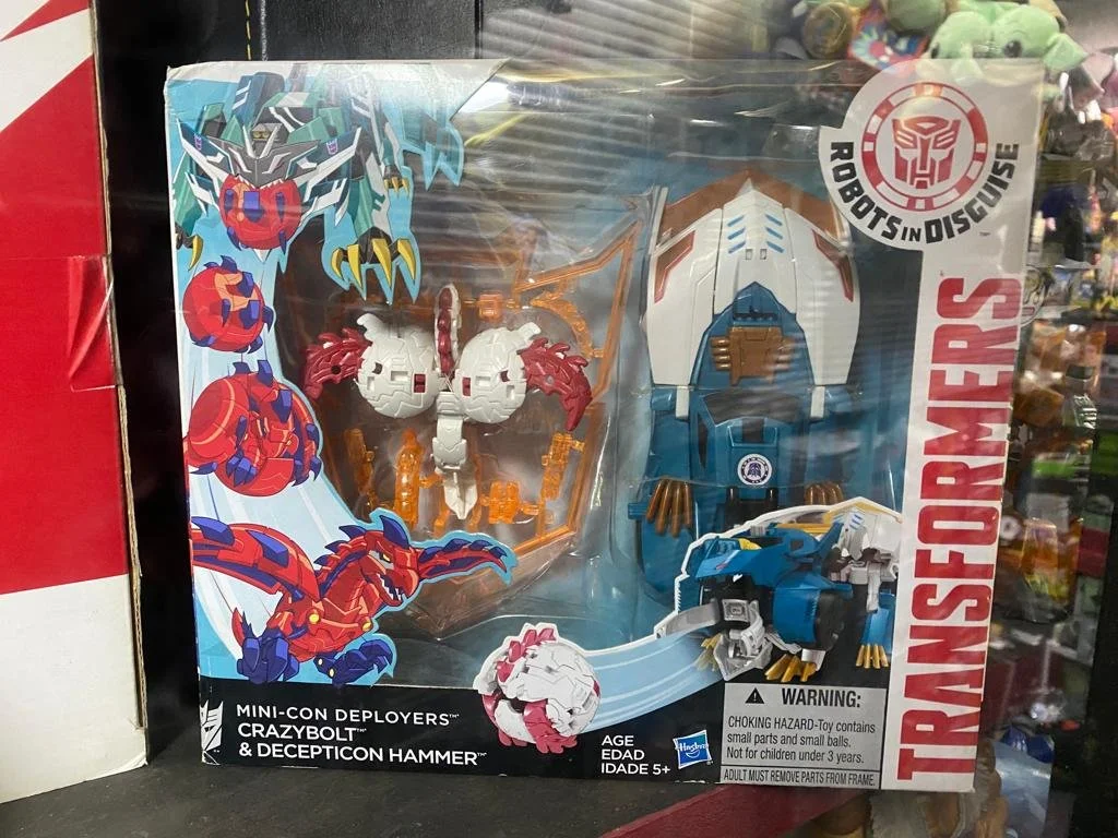 Transformers Robots In Disguise Mini-Con Deployers Crazybolt & Decepticon Hammer | CONDITION - NEW | £39.99