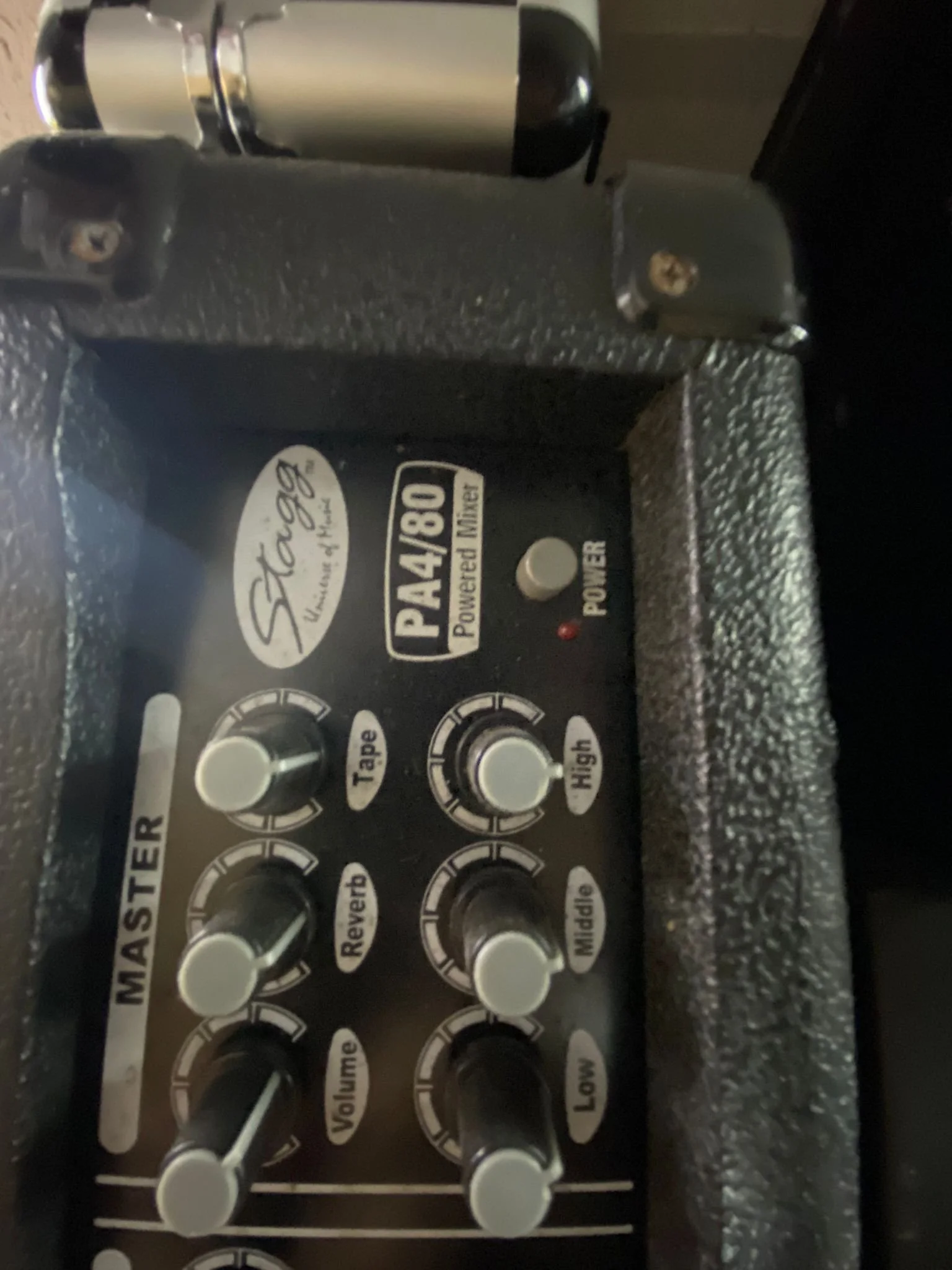 Stagg PA4/80 PA Mixer Amplifier 4 Ohms 120w Max 4 Channel | CONDITION - USED | £39.99