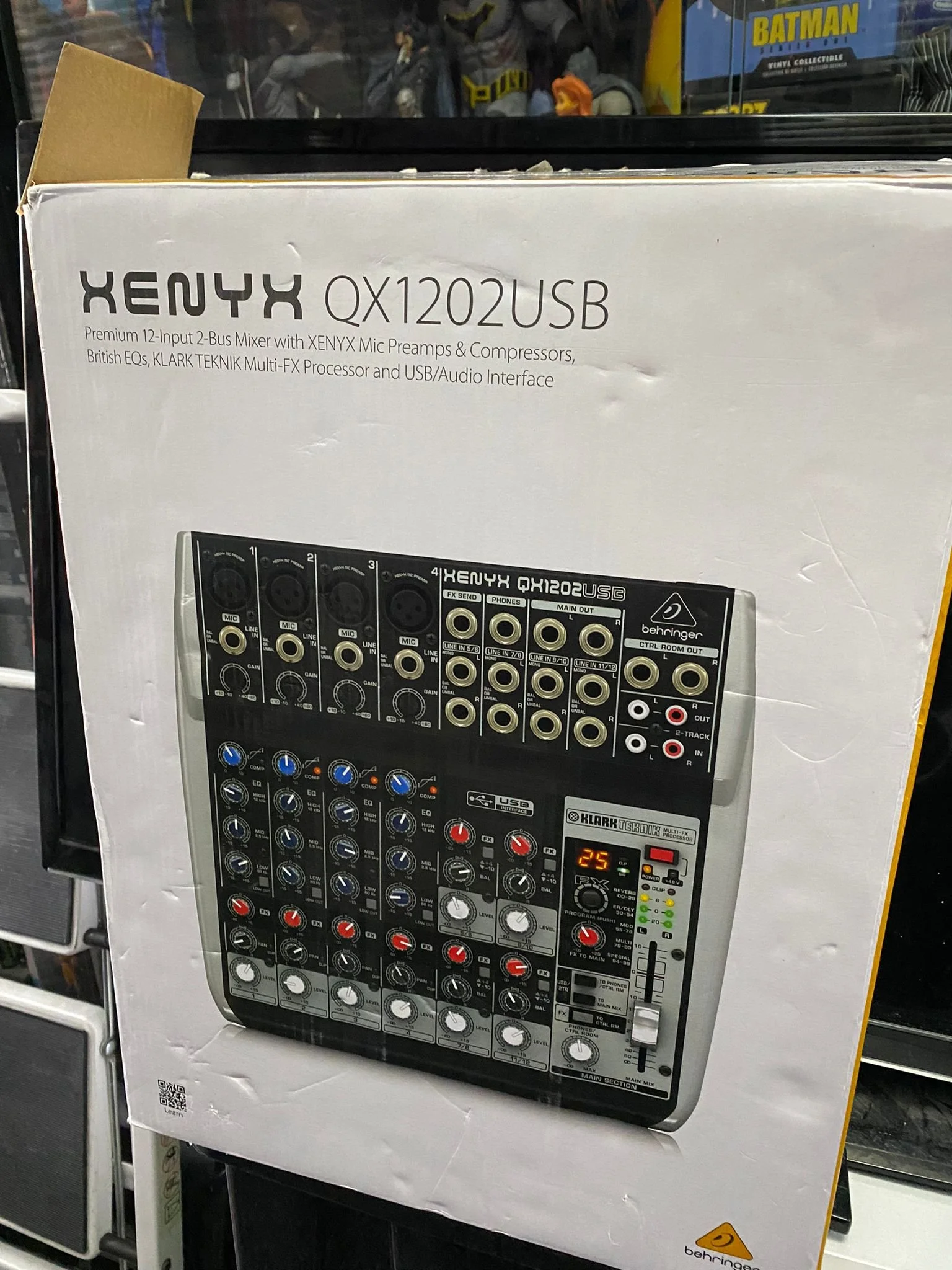 Behringer Xebyx QX1202USB Premium 12-Input 2-Bus Mixer Boxed | CONDITION - USED | £79.99