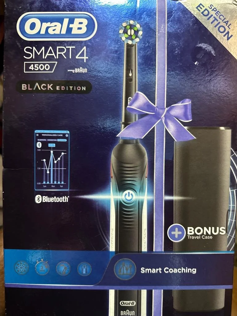 Oral-B Smart 4 4500 Electric Toothbrush Black Edition | CONDITION - NEW | £69.99