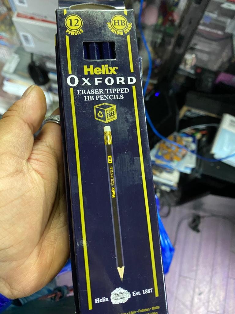Helix Oxford Eraser Tipped HB Pencils 10 Pack | CONDITION - NEW | £4.99