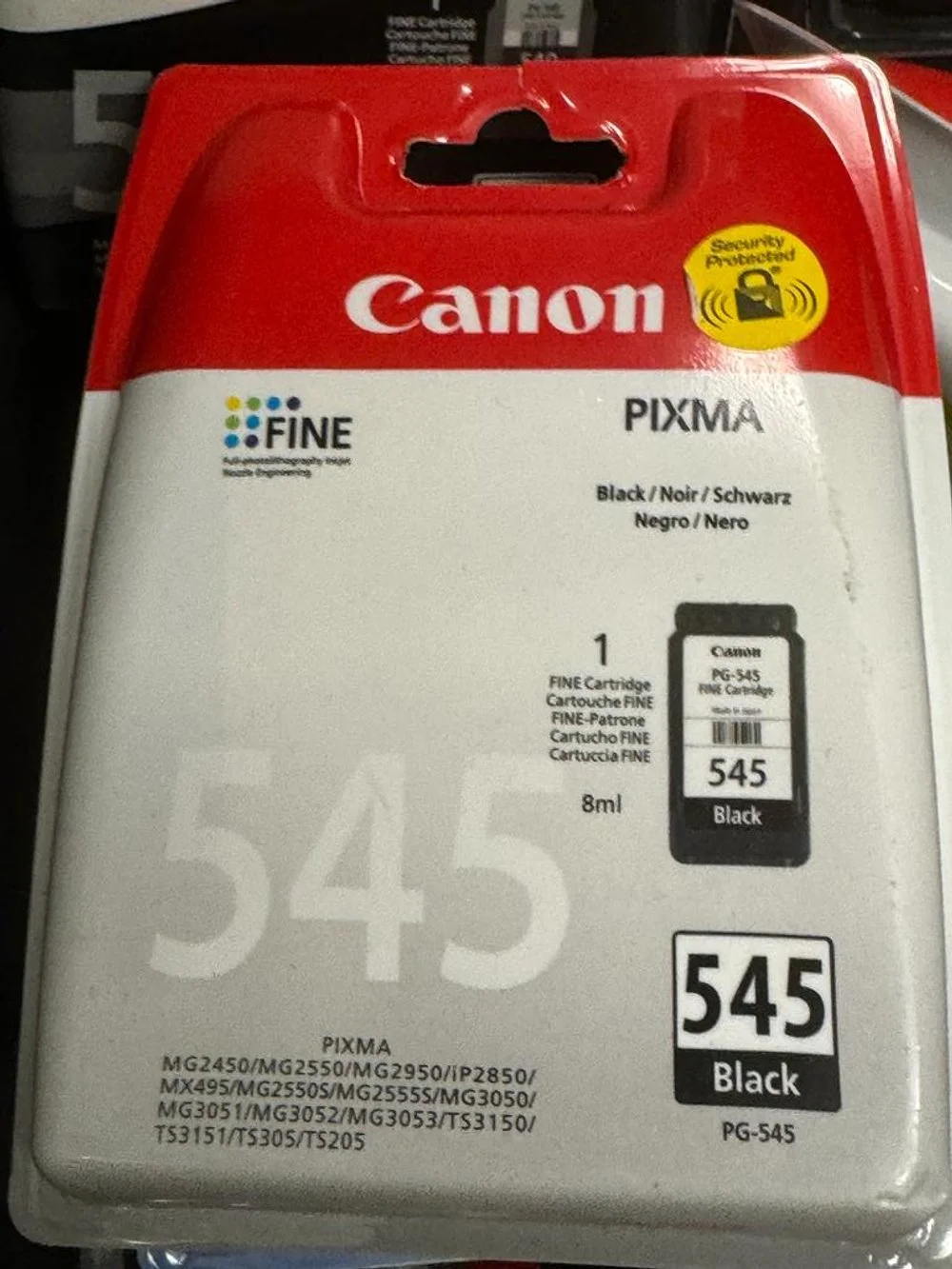 Canon Pixma 545 PG-545 Black Ink Genuine Cartridge Pack | £16.99
