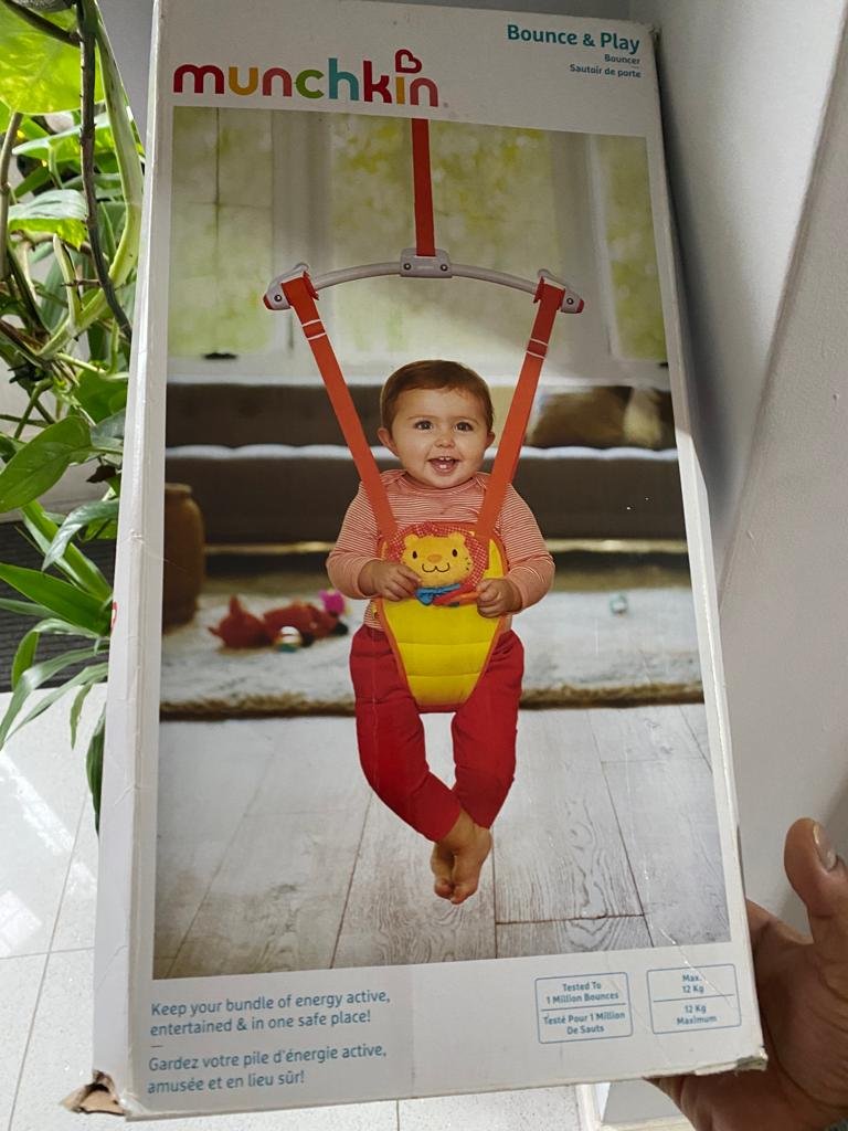 Munchkin Bounce & Play Door Frame Baby Bouncer | CONDITION - USED | £29.99