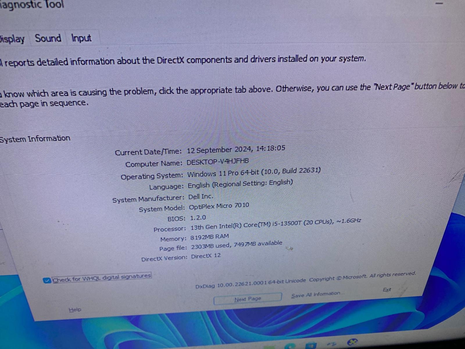 AT USED Dell OptiPlex Micro 7010 Intel i5 13th CPU 8GB RAM 500GB SSD Windows 11 Tiny PC - 1.jpeg