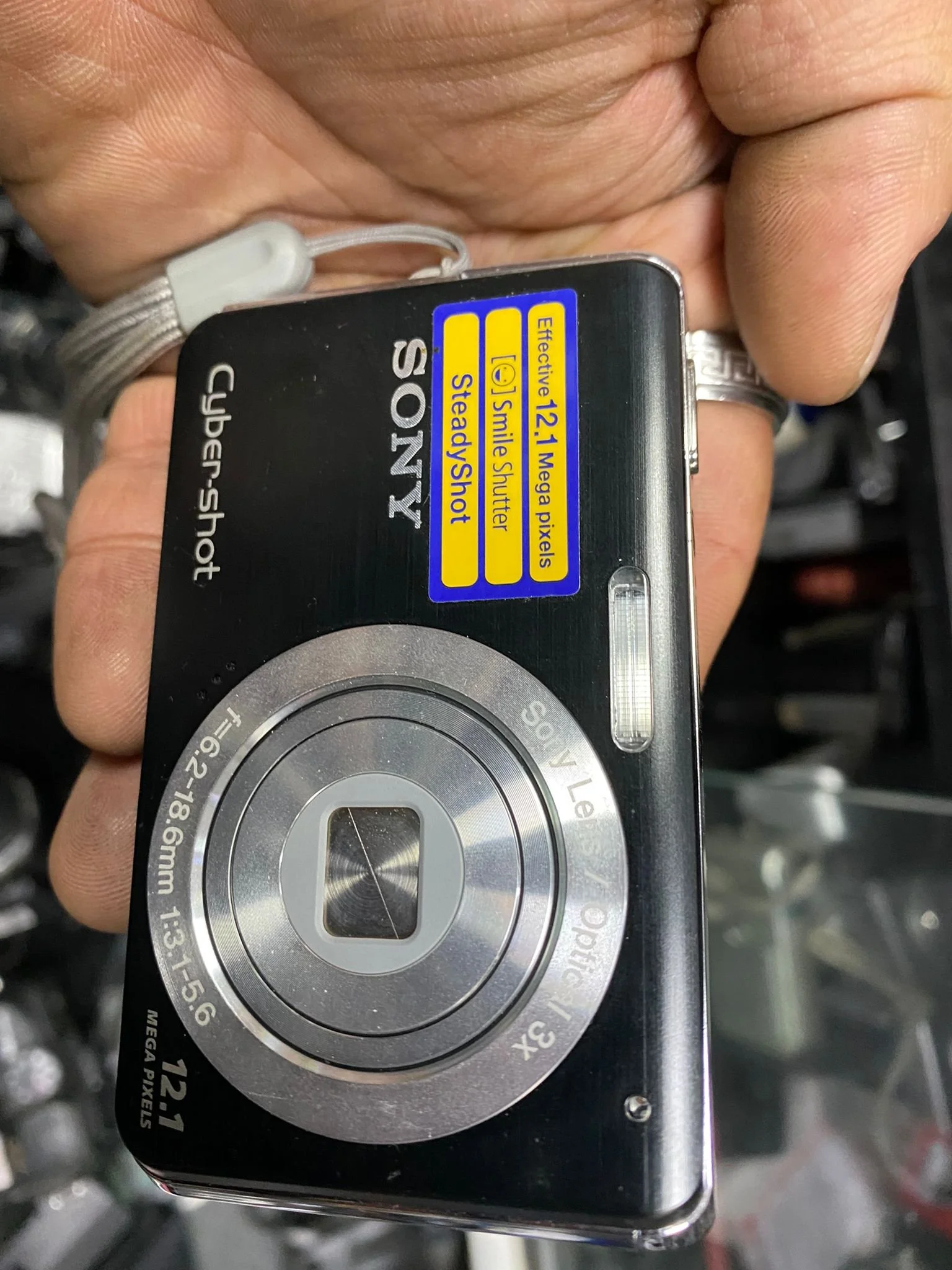 Sony Cyber-Shot DSC-W190 12.1MP Digital Camera Black | CONDITION - USED | £34.99