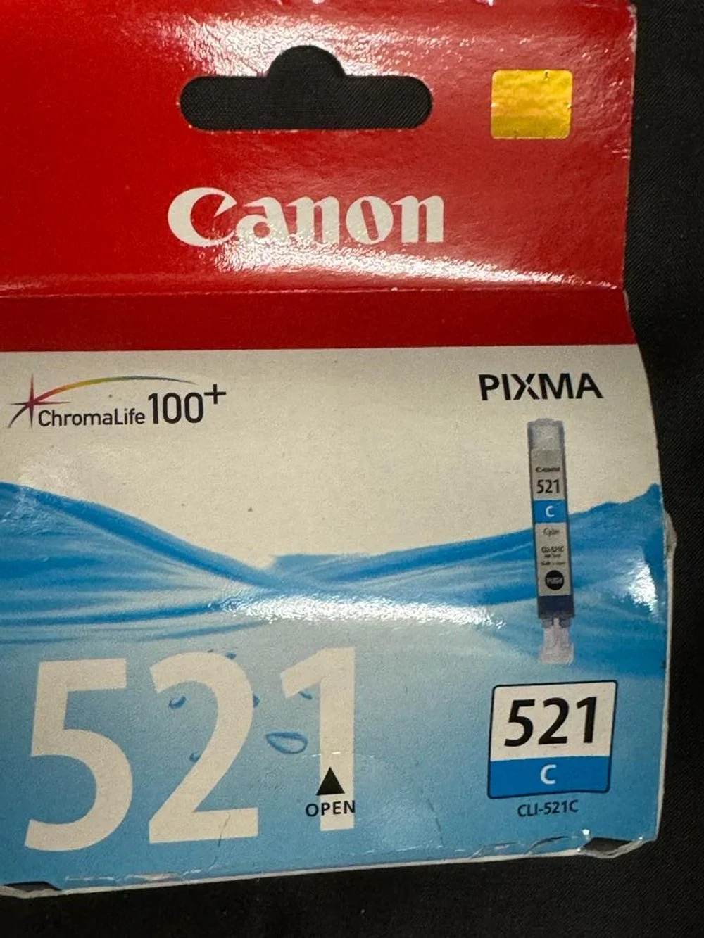 Canon Pixma 521 Cyan CLI-521C ChromaLife Plus Ink Genuine Cartridge Pack | £14.99