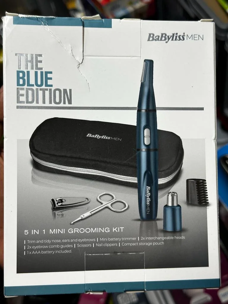 BaByliss Men The Blue Edition 5-In-1 Personal Grooming Kit | CONDITION - NEW | £17.99