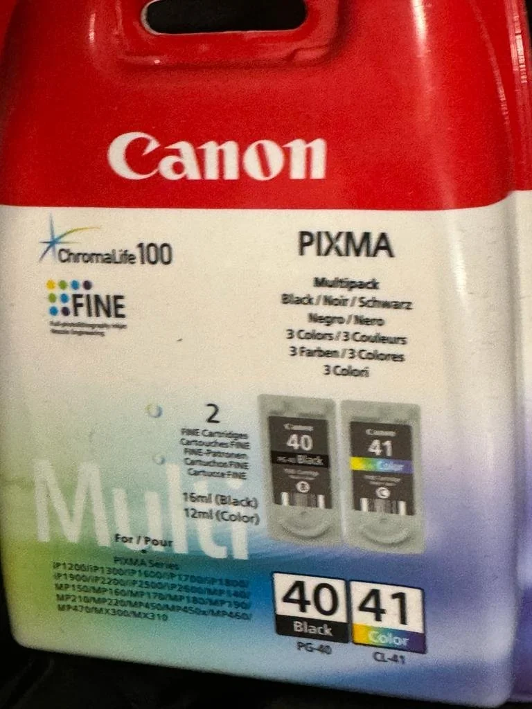 Canon Pixma 40 41 ChronaLife100 Fine Multi Colour Black Multipack Genuine | £24.99