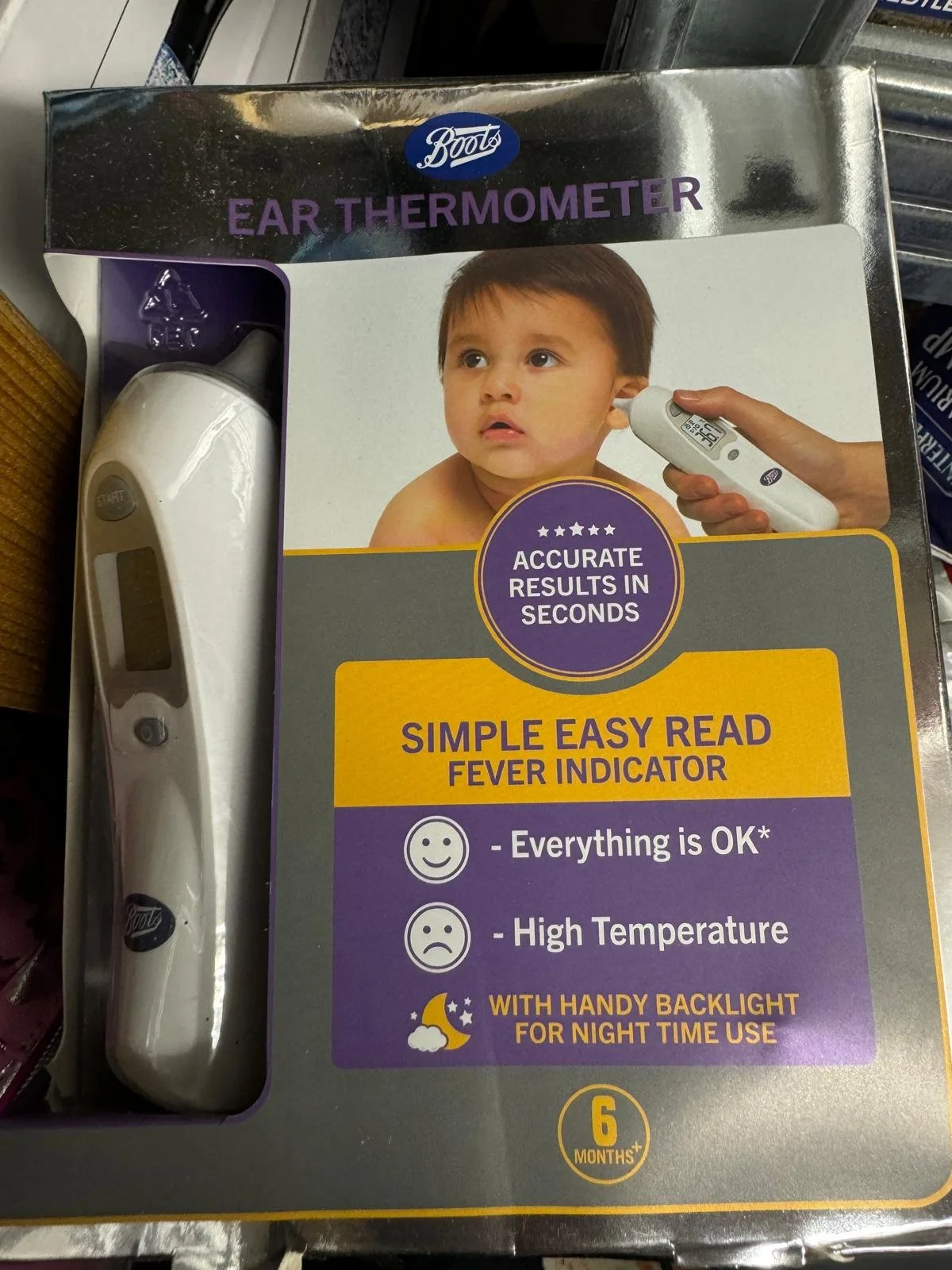 Boots Ear Thermometer 6+ Month Handy Backlight | CONDITION - NEW | £19.99