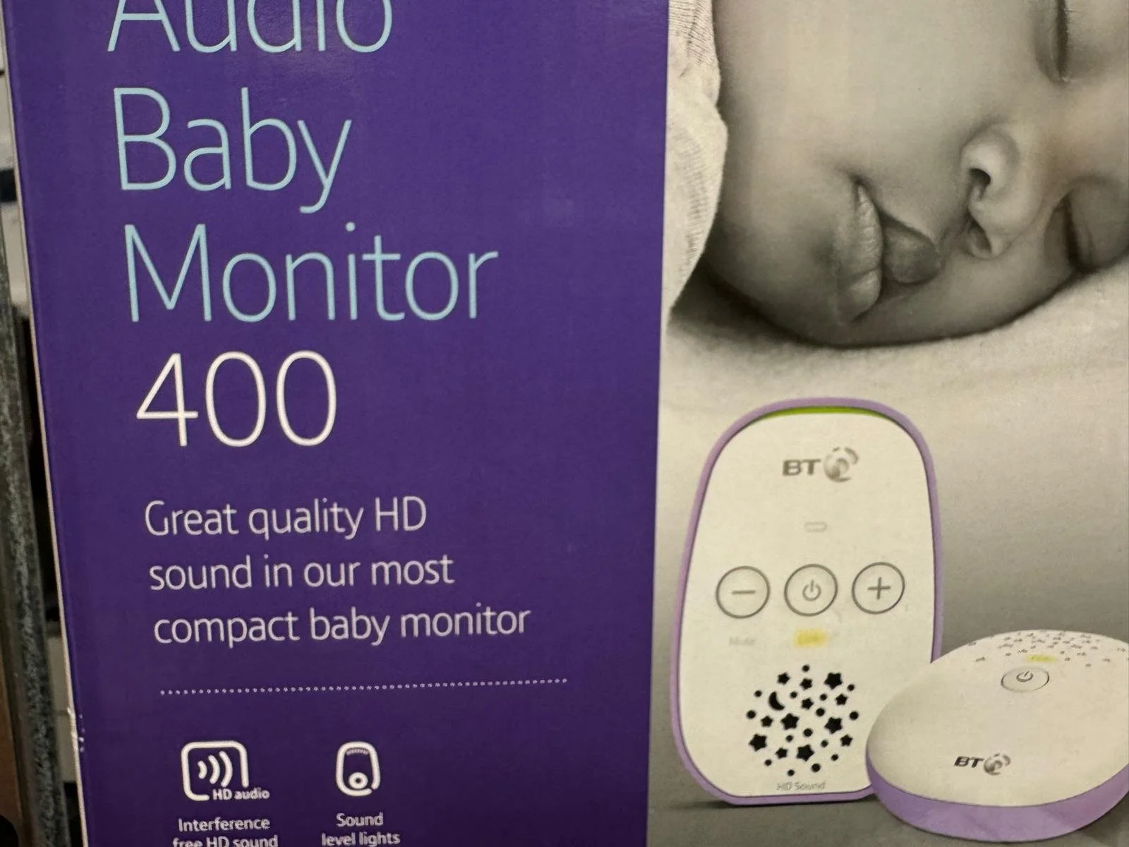 BT Audio Baby Monitor 400 | CONDITION - NEW | £39.99