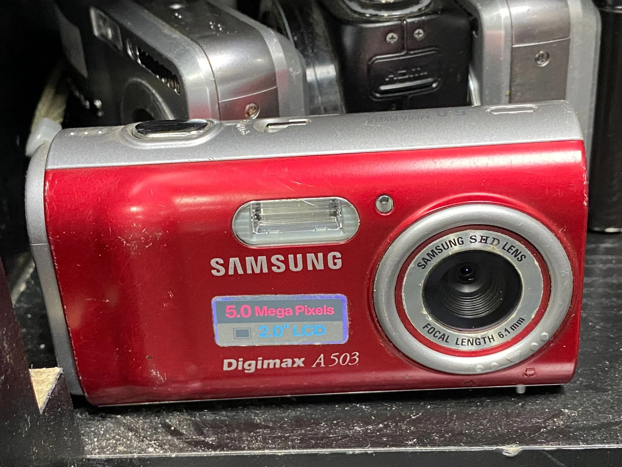 Samsung Digimax A503 Digital Camera Red | CONDITION - USED | £14.99