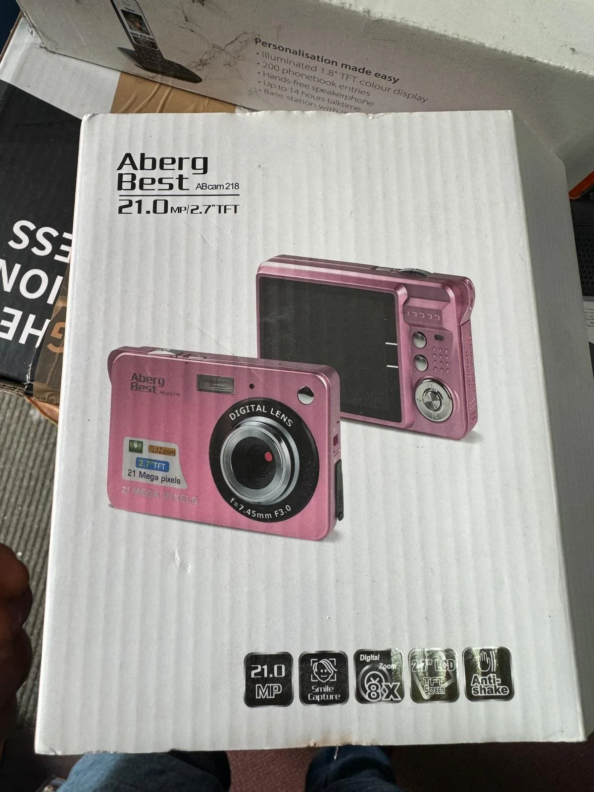 Aberg Best ABcam 218 21MP Digital Camera Pink | CONDITION - NEW | £39.99