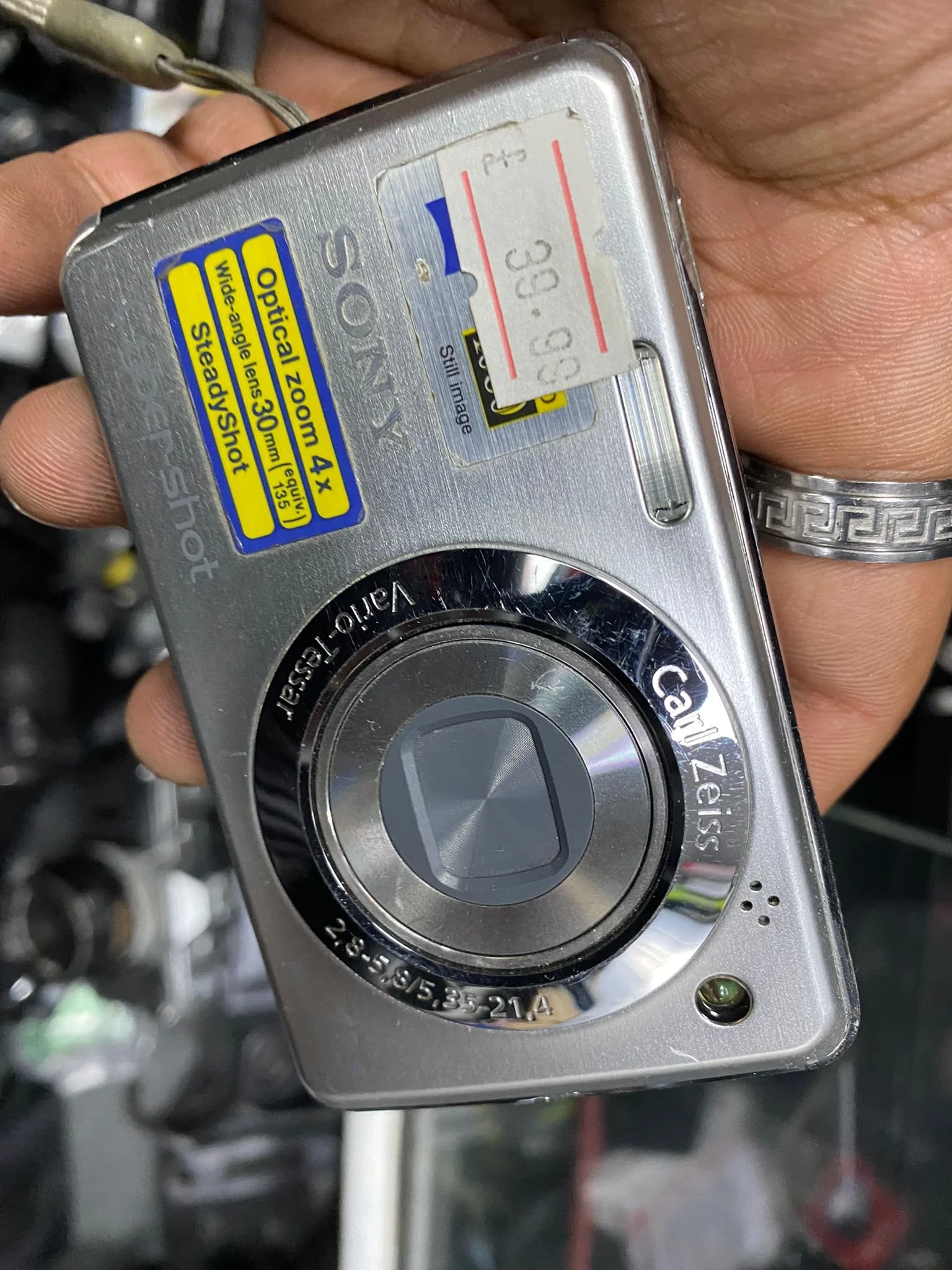 Sony Cyber-Shot DSC-W210 12.1MP Digital Camera Silver | CONDITION - USED | £39.99