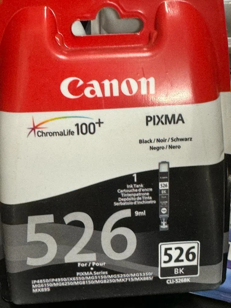 Canon Pixma ChromaLife Plus 526 Black Cartridge Pack Genuine | £7.99