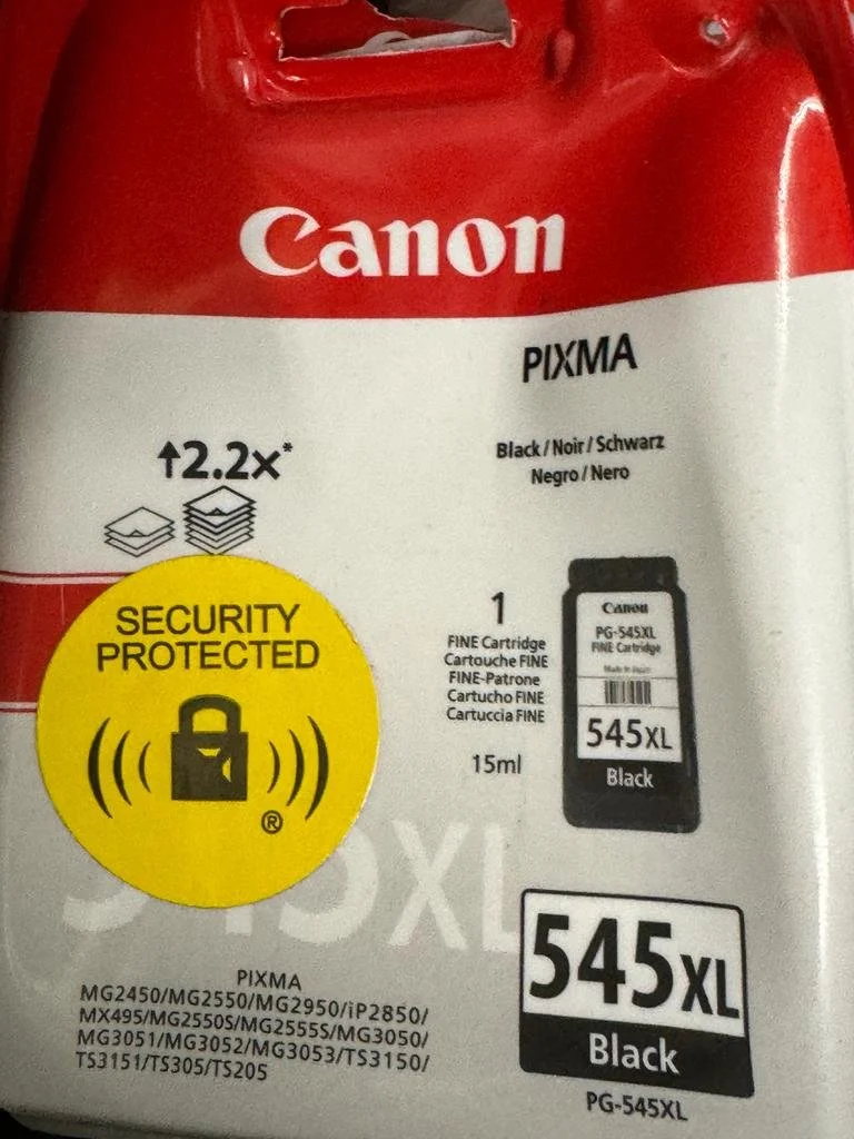 Canon Pixma 545XL PG-545XL Black Cartridge Genuine Pack | £17.99