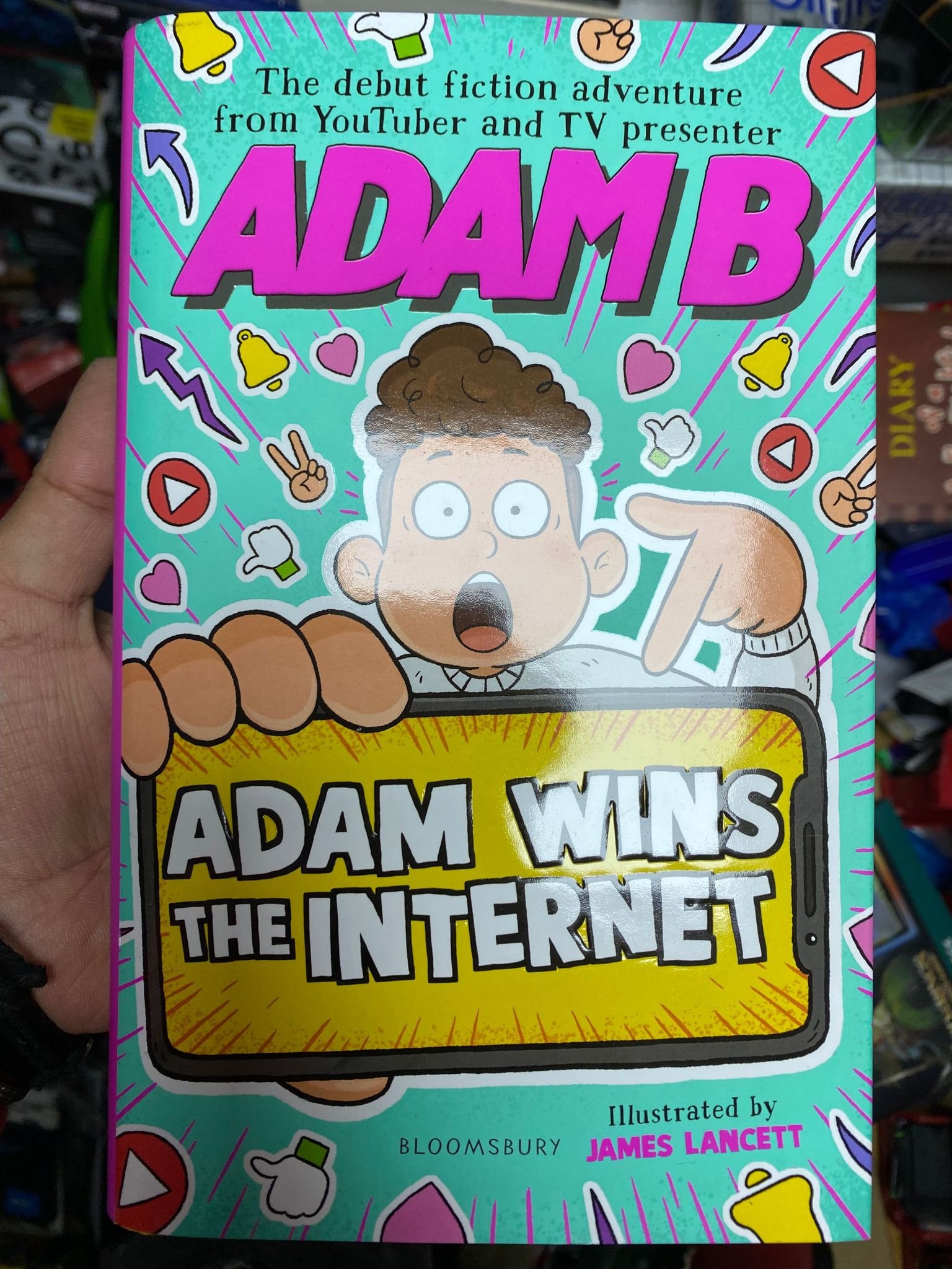 Adam Wins The Internet Hardcover Book | £9.99