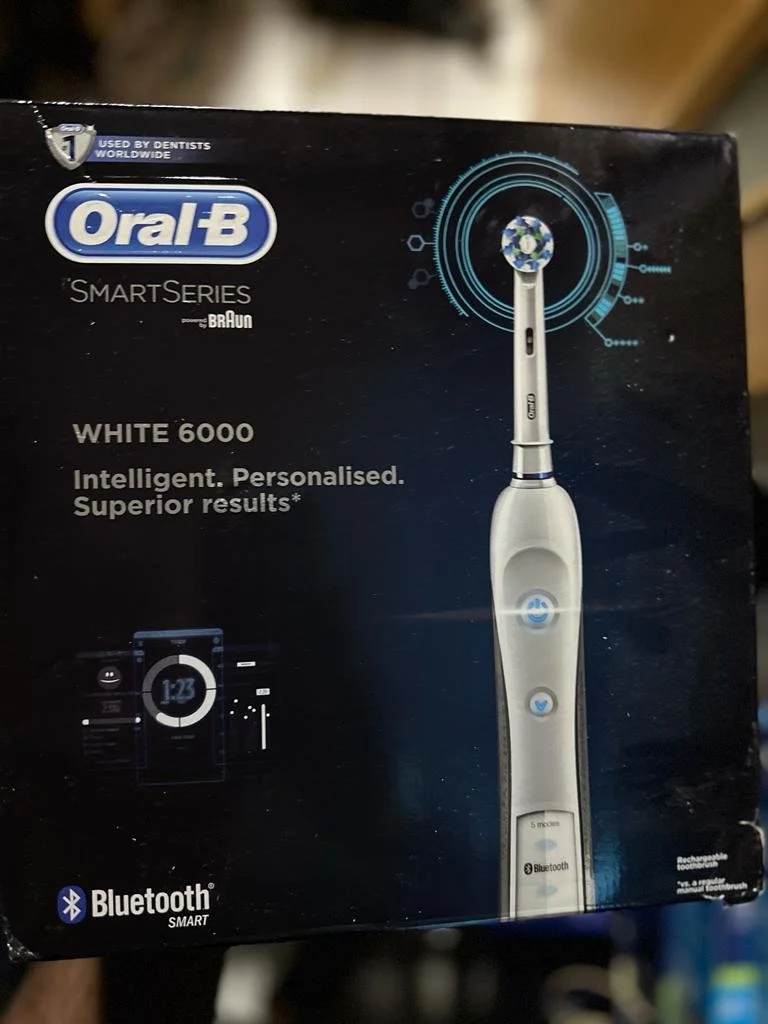 Oral-B SmartSeries White 6000 Electric Toothbrush Bluetooth | CONDITION - NEW | £79.99
