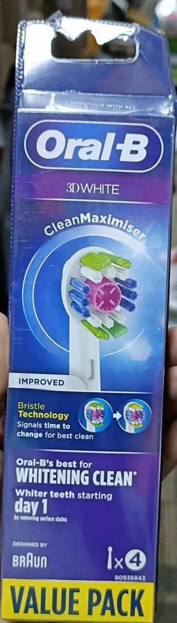 Oral-B 3D White Electric Toothbrush 4 Value Pack | CONDITION - NEW | £9.99