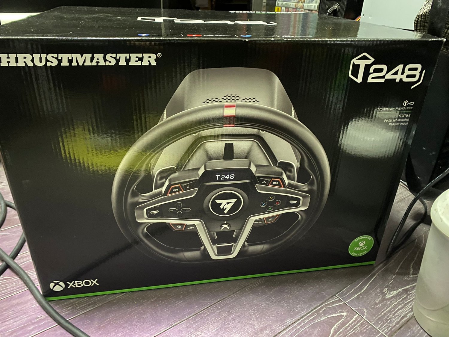 Thrustmaster T248 Force Feedback Racing Wheel And Magnetic Pedals