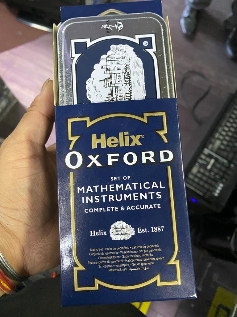 Helix Oxford Set Of Mathematical Instruments Tin | CONDITION - NEW | £3.99
