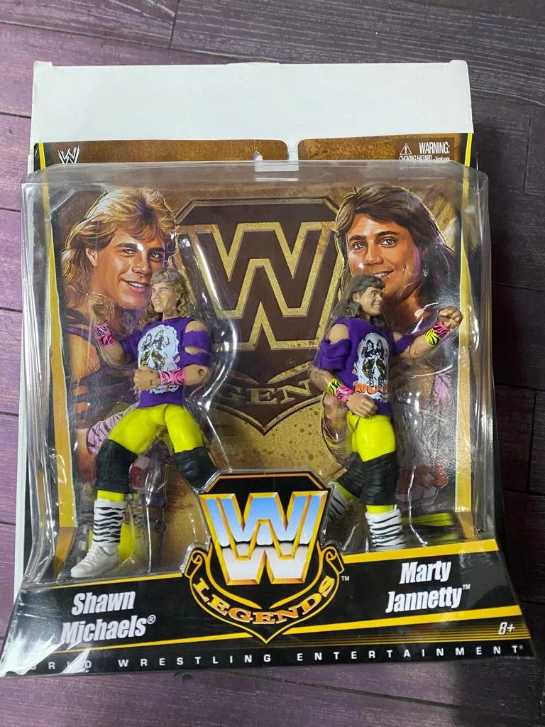 WWE The Rockers Shawn Michaels Marty Jannetty Mattel Elite Legends Set | CONDITION - NEW | £299.99