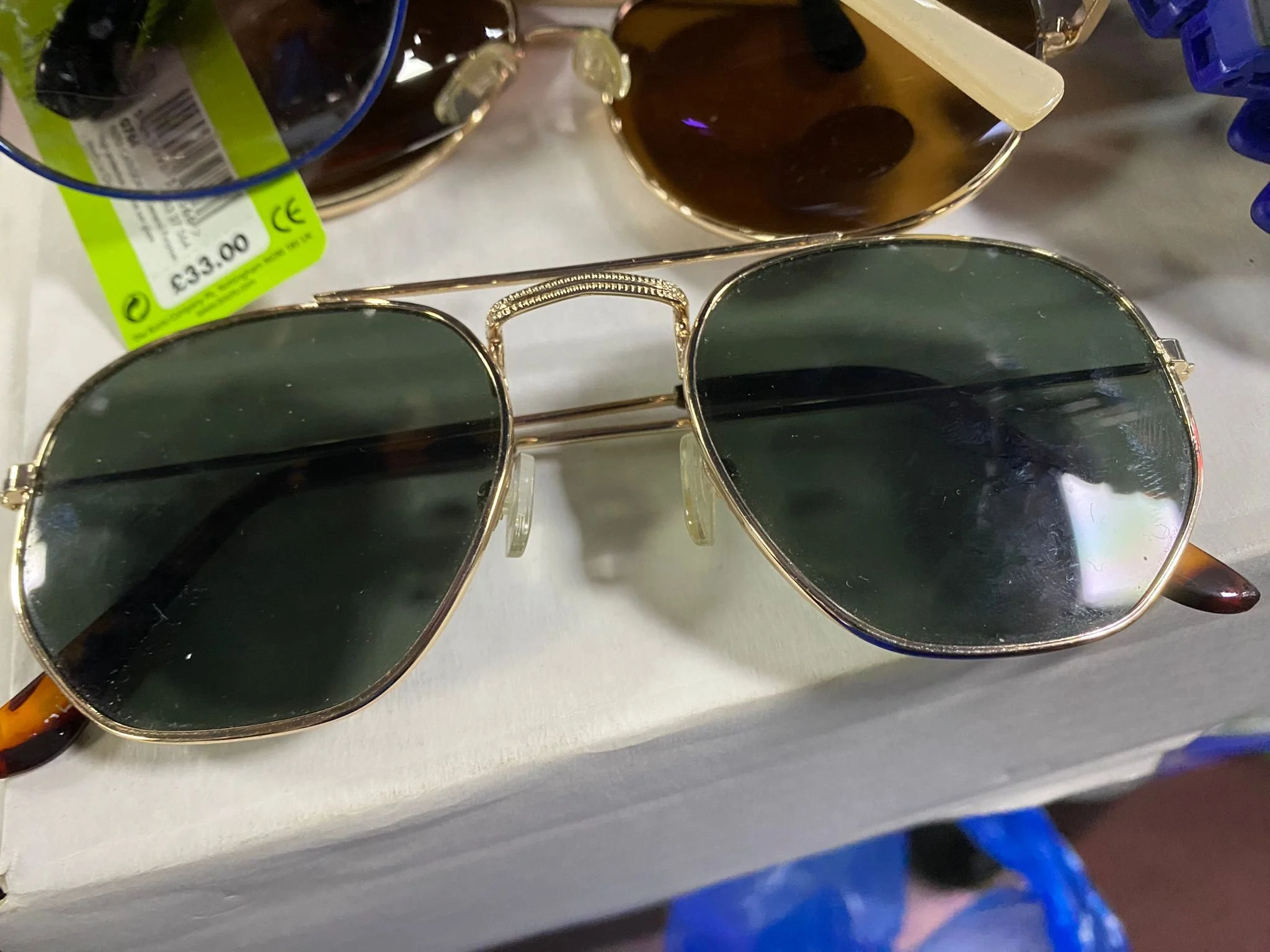 Gold Brown Sunglasses | £4.99